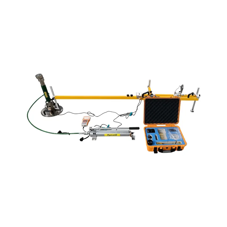 Platten lasttest zur Messung von Ev2 und Ev1