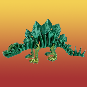 Juguete de Dinosaurio Impreso en 3D de Alta Calidad con Diseño de Esqueleto, Servicio de Modelos de Animales de Plástico - Product Image 1