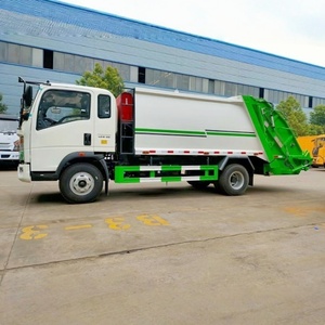 HOWO Garbage Collection and Transfer Vehicle 4x2 7cbm High-Capacity Compactor Garbage Truck for Sale - Product Image 2