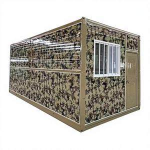 Casa Contenedor Plegable de Bajo Precio al por Mayor, Diseño Modular con Panel Sándwich de Acero para Uso Exterior en Escuelas y Apartamentos, Empaque Plano - Product Image 1