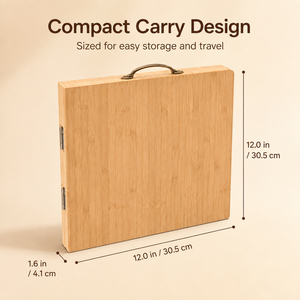 Ensemble de couteaux à découper personnalisés, planche à fromage rectangulaire durable et plateau à charcuterie pliable - Product Image 2