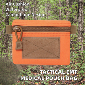 Upgrade Single-Handed Tactical EMT Medical Pouch <b>Bag</b> <b>Molle</b> Ifak Waterproof Camouflage for Outdoor Activities Durable Nylon - Product Image 2