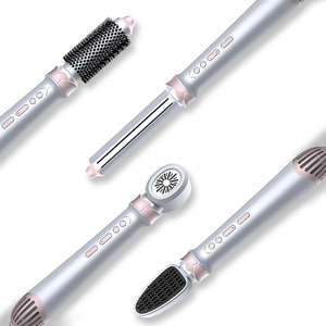 Secador de pelo 4 en 1, secador de pelo de alta velocidad de un paso, alisador de pelo profesional, rizador, herramientas de estilismo, cepillo de aire caliente - Product Image 4