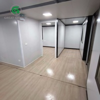 Maisons extensibles pliantes Portable pas cher installé le chalet bureau hors conteneur maison ouragan maisons prêtes à vivre