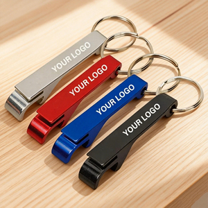Vente en gros en vrac de <span class=keywords><strong>porte</strong></span>-clés en métal multi-blancs personnalisables avec logo, <span class=keywords><strong>porte</strong></span>-clés, chaîne, ouvre-bouteille de vin et de bière - Product Image 2