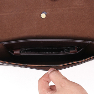 Commercio all'ingrosso Logo Personalizzato Sacchetto di Frizione Della Busta con la Corda Chiusura Dell'annata 3 Colori Degli Uomini di Affari di Lusso Del Progettista Del Sacchetto di Lusso Sacchetto di <span class=keywords><strong>Mano</strong></span> - Product Image 6