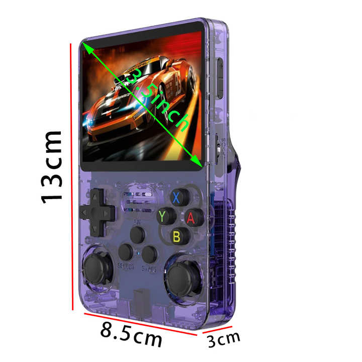Console De Jeu Portable Rétro SXMA RG353PS - 128 Go, 5000+ Jeux Préchargés, écran 3.5" IPS, HDMI - Cadeau Enfant/adulte - 8