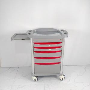 Ziekenhuisgebruik, rondgang, verpleegkar met meerdere laden, draagbare patiënt- en noodhulpmedische <span class=keywords><strong>trolley</strong></span> - Product Image 1