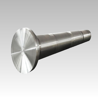 Arbre de transmission forgé sur mesure de grande taille, composant d'éolienne en acier allié haute résistance usiné CNC