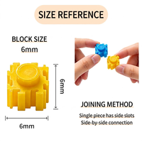 Bloques de Construcción DIY Más Populares, 500 Piezas, Mini Bloques de Diamante de 6 mm, Material Original para Niños, Juguete Creativo