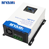 Contrôleur de charge solaire MPPT MYAMi 100A 60A 30A, chargeur de panneau solaire, entrée PV max 150V pour batterie au plomb/lithium 12V 24V 48V