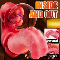 Juguete Sexual USB para Mujeres, 3 Velocidades, 7 Vibraciones, Lengua Vibradora, Estimulador de Clítoris y Punto G, Masturbador
