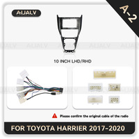 Harnais de tableau de bord de voiture Aijia Industry GPS pour TOYOTA HARRIER 2015-2023, cadre pour tablette Android 10 pouces, accessoires intérieurs