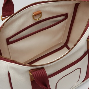 Sac fourre-tout familial en toile robuste pour pickleball, capacité 4 raquettes, logo personnalisé, vente en gros, sac de sport pour tennis et padel - Product Image 4