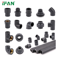 IFAN Water Supply GB PN16 UPVC Tuyaux et raccords 20-110MM Certifié PVC Accessoires de montage Matériaux de plomberie