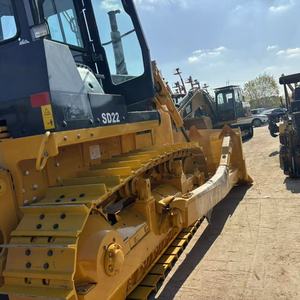 Bulldozer sur chenilles SD22 de marque chinoise, modèle Komatsu jaune, équipement de terrassement robuste, moteur Cummins 140 CV, lame de 4 m – Vente chaude - Product Image 1