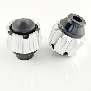 Cache-couvre fourche universel argenté Qiangye pour moto, scooter et vélo électrique – Pièces de modification - Product Image 1