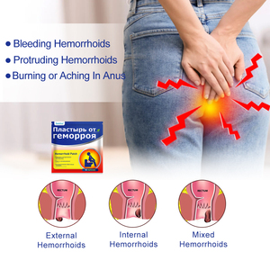 Novo Produto Sumifun 10 Pcs <span class=keywords><strong>Herbal</strong></span> Hemorróida Tratamento Patch Saúde Do Corpo Cuidados para a Hemorróida - Product Image 3