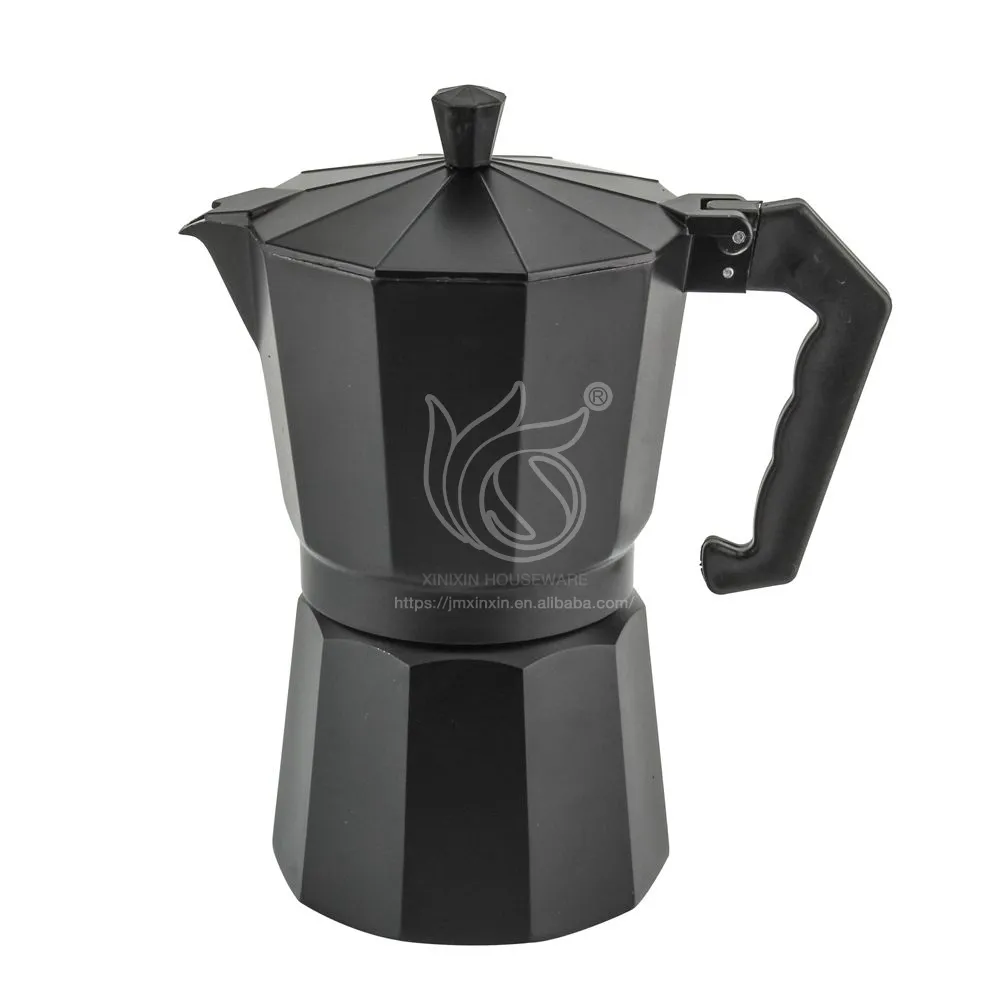 Neues Design Herd Espresso Kaffee maschine Italienische Art Aluminium Kaffee maschine Moka Töpfe für hausgemachten Kaffee