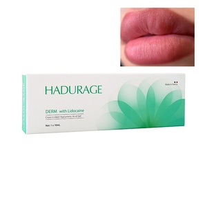 Gel d'<span class=keywords><strong>acide</strong></span> <span class=keywords><strong>hyaluronique</strong></span> de qualité médicale Hadurage 24 mg 1 ml, anti-âge, pour les lèvres, le visage, les yeux, le <span class=keywords><strong>nez</strong></span>, les mains, le corps, <span class=keywords><strong>injection</strong></span>, combleur dermique réticulé - Product Image 6