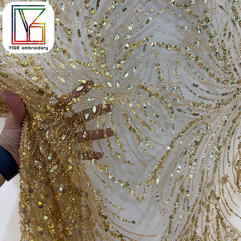 gold sequin fabric for dresses Bright Gold Sequin on Velvet