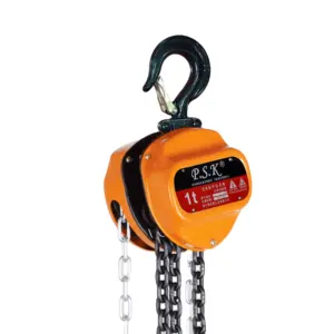 Low Price 1 Ton 2 Ton 3 Ton 5 Ton Rotation Hook Chain Pulley Block CK Type Manual Chain Hoist