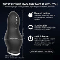 Oraler Vaginal-Penis-Vibrator, Sexspielzeug, Drachen-Saug-Automatik, Männlicher Stroker, Masturbator, Trainingsbecher für Männer, Saug-Sexmaschine