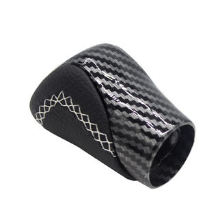 Pommeau de levier de vitesse en fibre de carbone Lexus, coutures rouges et blanches, levier de vitesse ergonomique pour transmission automatique GS - Product Image 2