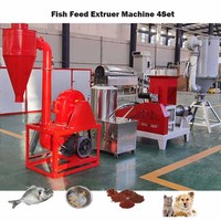 Ligne de Production d'Aliments pour Poissons | Machine de Fabrication de Granulés d'Aliments Flottants | Extrudeuse d'Aliments pour Poissons Coulants