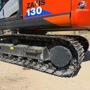 Excavadora de cadenas Hitachi ZX130 usada, 13 toneladas, cucharón de 0.52m³, marca original japonesa, excavadora de construcción mediana, pocas horas de uso, certificación CE - Product Image 6