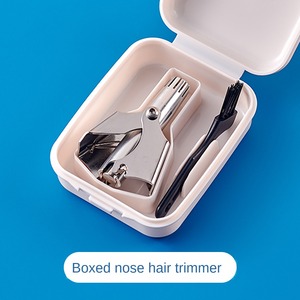 Portable en acier inoxydable manuel <span class=keywords><strong>nez</strong></span> tondeuse hommes propre rasage <span class=keywords><strong>rasoir</strong></span> pour voiture & RV utiliser lavable <span class=keywords><strong>nez</strong></span> <span class=keywords><strong>oreille</strong></span> épilation outil - Product Image 6