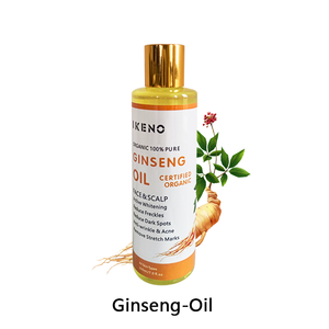 Venta al por mayor de aceite de masaje para el rostro y el cuero cabelludo Terapéutico Relajante Ginseng Aceite esencial de masaje a base de hierbas - Product Image 1