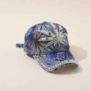 Gorra de Béisbol Deportiva Impermeable con Diamantes de Imitación DOT para Hombre y Mujer, Gorro Casual de Invierno con Estampado Colorido de Diamantes de Imitación para Exteriores - Product Image 5