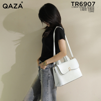 Sac à Main Tendance 2026 QAZA Luxe Grande Capacité Motif Quadrillé en Cuir PU Durable – Ensemble 3 Pièces Sac Fourre-Tout Femme