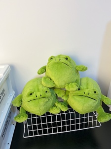 Peluche Jellycat Richie Rain Frog 15 cm, jouet en peluche doux avec rembourrage en bas, vente en gros, adorable grenouille pour enfants, cadeau - Product Image 1