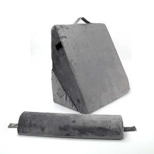 Almohada Triangular de Espuma Viscoelástica Ortopédica de 3 Piezas para Aliviar el Dolor de Piernas y Rodillas, para Leer en la Cama - Product Image 5