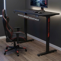 Bureau de jeu pour ordinateur AOR, mobilier de bureau commercial ergonomique moderne, intelligent, réglable en hauteur électriquement, avec fonction mémoire