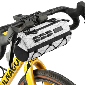 Sac de guidon de vélo étanche, sac de tube avant en EVA, léger, <span class=keywords><strong>portable</strong></span>, avec bandoulière incluse <span class=keywords><strong>pour</strong></span> <span class=keywords><strong>VTT</strong></span>/vélo de route/vélo de banlieue - Product Image 1