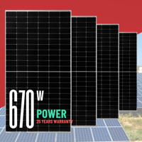 Jinko 550w 580w 600w 630w 670w 700w 800w bifacial jinkosolar tigre neo n type 48v panneau solaire Longi