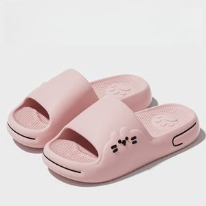 Pantuflas de Interior Ecológicas Estilo Coreano, Suela de PVC, Entresuela de Microfibra, Parte Superior de Tela Elástica, Ligeras, Antiolor - Product Image 5