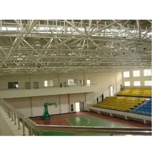 Không gian khung gymasium xây dựng kết cấu thép trong nhà cầu lông sân tennis thể thao hội trường