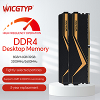 Mémoire RAM DDR4 pour jeux 16 Go 8 Go 2666/3200/3600 MHz, mémoire RAM 8 Go UDIMM, mémoire PC, mémoire RAM pour ordinateur de bureau