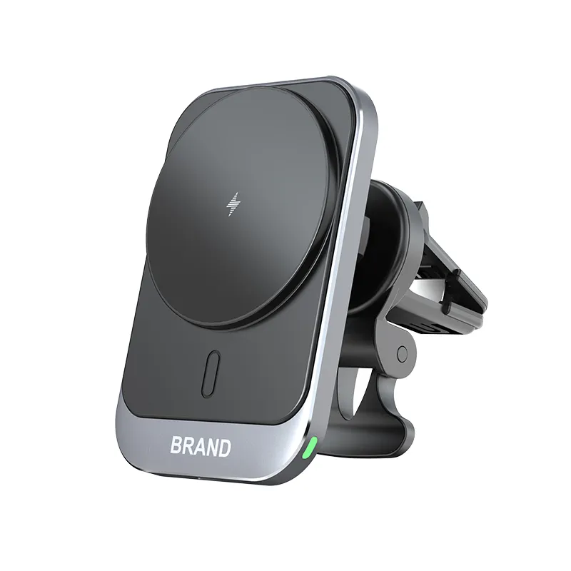 Best Selling 15W Wireless Charger Car Mount Airvent Magnetic Mobile Phone Holder For Car