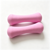 Mini haltère en fonte revêtue de néoprène 1,5 kg pour femmes, exercices pour les bras, remise en forme, relaxation musculaire, durable