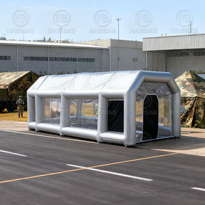 Cabina de <span class=keywords><strong>pintura</strong></span> inflable con soplador, cabina de pulverización inflable, cabina de <span class=keywords><strong>pintura</strong></span> portátil para coche, tienda para garaje de coche - Product Image 4