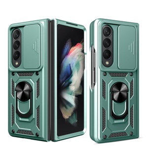 Étui pour téléphone portable pour Samsung Galaxy Z Fold 7 6 5 4 3 pour <span class=keywords><strong>Google</strong></span> Pixel 9 <span class=keywords><strong>Pro</strong></span> Fold 5G Cover Shockproof Ring Camera Cellphone Case - Product Image 1