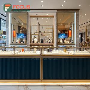 Muebles de Exhibición para Joyería Comercial Personalizados, Superficie Pulida, Vitrina para Tienda de Marca - Product Image 2