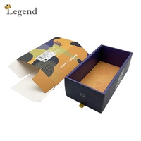 Lot de tiroir en papier de haute qualité, poches d'emballage à poches, taille et impression personnalisés, vente en gros, pièces
