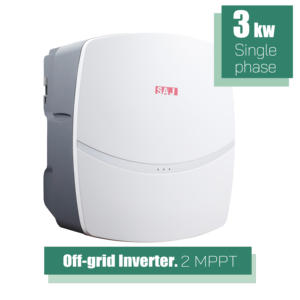 Convertisseur solaire monophasé 3 kW, double MPPT 90-550 V, WiFi, IP65, CE/VDE pour système solaire domestique - Product Image 1