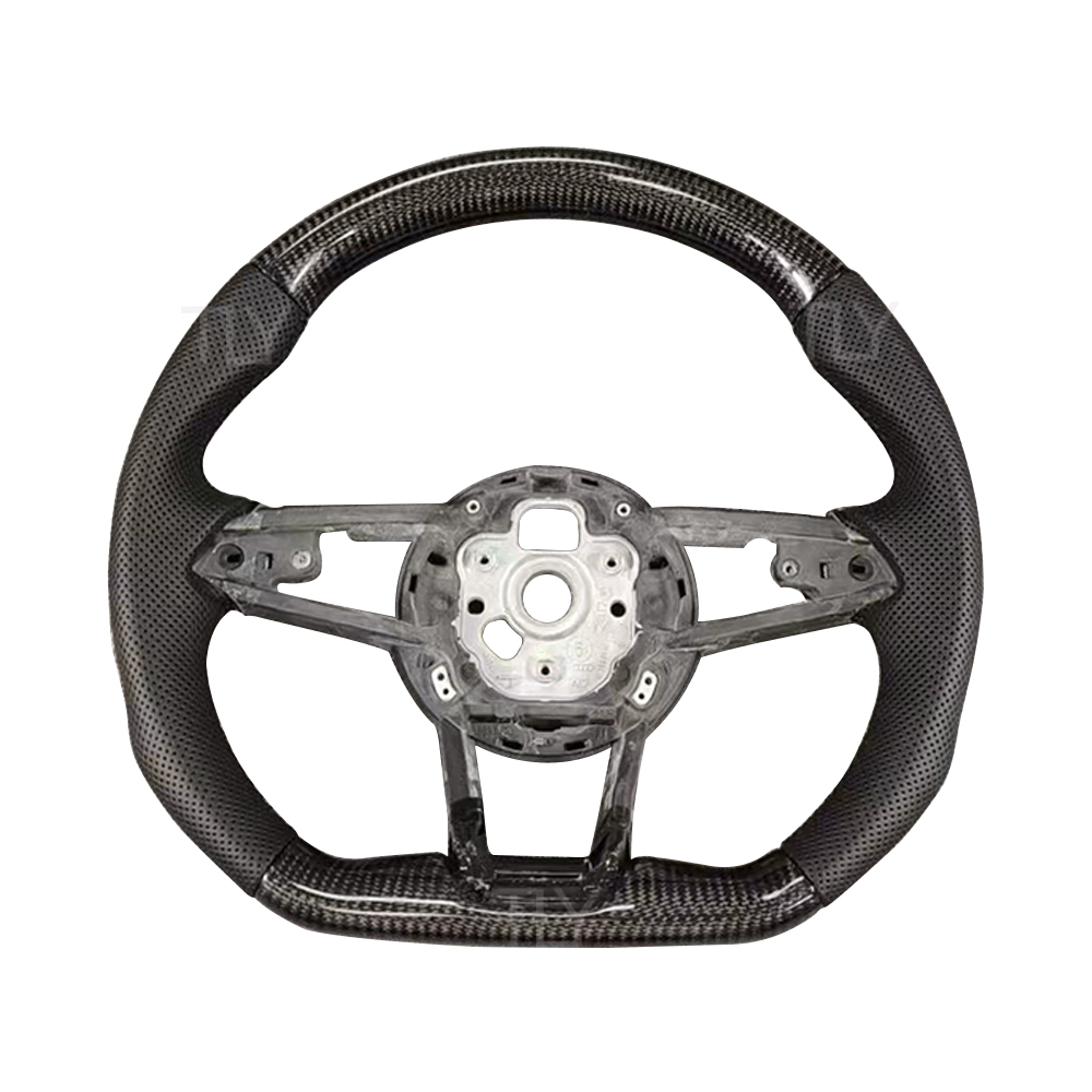 Perforated Leather+Carbon Fiber